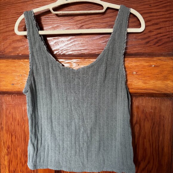 Olive green tank top - Picture 3 of 3